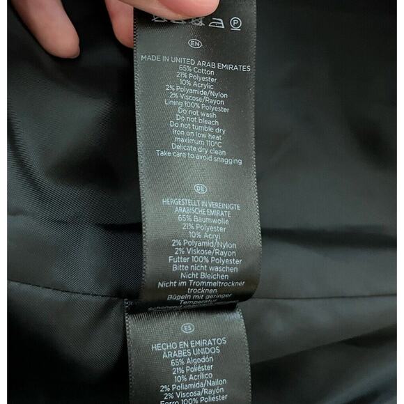 Hobbs London Multicolor Open Style Tweed Women's Blazer Size 12 - Picture 3 of 6